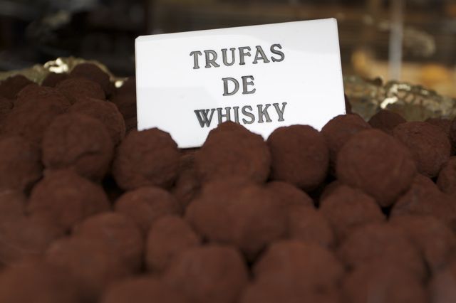 trufas de whisky
